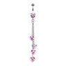 Hearts Infinite Journey Dangling Belly Ring - Dangling Belly Ring. Navel Rings Australia.