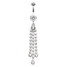 Piers Chandelier Belly Ring - Dangling Belly Ring. Navel Rings Australia.