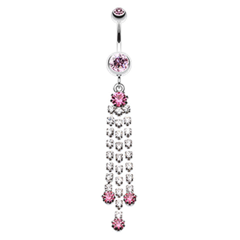 Piers Chandelier Belly Ring - Dangling Belly Ring. Navel Rings Australia.