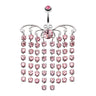 Tribal Chandelier Belly Dangle - Dangling Belly Ring. Navel Rings Australia.