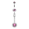 Drop a Glamour Bomb Belly Dangle - Dangling Belly Ring. Navel Rings Australia.