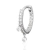 Diamond Eternity Earring with Two Dangles by Maria Tash in White Gold