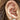 Diamond Eternity Earring by Maria Tash in White Gold - Earring. Navel Rings Australia.