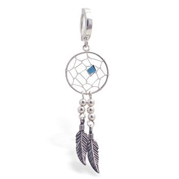 TummyToys® Dream Catcher Belly Huggy - TummyToys® Patented Clasp. Navel Rings Australia.