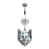 The Mau Egyptian Cat Belly Ring