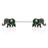 Bellifante Elephant Nipple Barbell - Nipple Ring. Navel Rings Australia.
