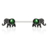 Bellifante Elephant Nipple Barbell - Nipple Ring. Navel Rings Australia.