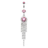 The Jewel Circuit Belly Dangle - Dangling Belly Ring. Navel Rings Australia.