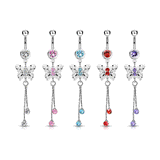 Pieris Rapae Butterfly Belly Dangle