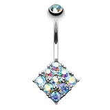 Misty Bambina Belly Bar - Fixed (non-dangle) Belly Bar. Navel Rings Australia.