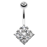 Misty Bambina Belly Bar - Fixed (non-dangle) Belly Bar. Navel Rings Australia.