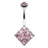 Misty Bambina Belly Bar - Fixed (non-dangle) Belly Bar. Navel Rings Australia.