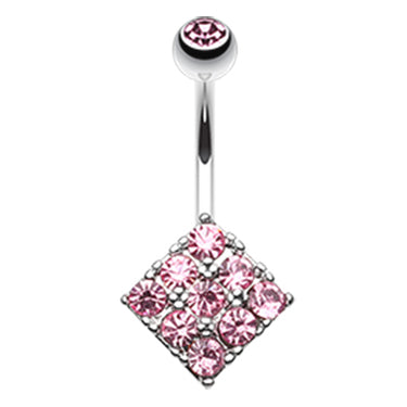 Misty Bambina Belly Bar - Fixed (non-dangle) Belly Bar. Navel Rings Australia.