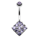 Misty Bambina Belly Bar - Fixed (non-dangle) Belly Bar. Navel Rings Australia.