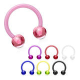 Flex Horse Shoe Navel Jewellery - Circular Barbell / Horse Shoe. Navel Rings Australia.