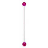 Mumma's Ultra Long Pastel Preggy Belly Bar - Maternity Belly Ring. Navel Rings Australia.