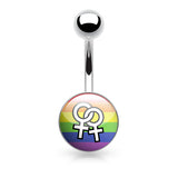 Down n' Dirty Belly Bars - Basic Curved Barbell. Navel Rings Australia.