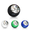 14g Gem Acrylic Replacement Balls for Belly Rings