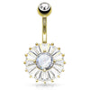 Venezia Belly Ring with Gold Plating