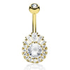 Romanian Empire Belly Bar with Gold Plating
