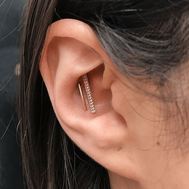 Maria tash bar earring deals