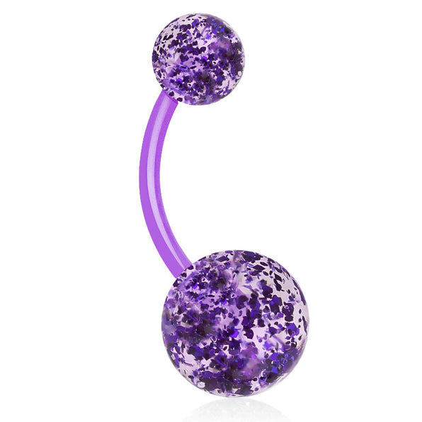 Retainer & Flex Belly Ring Collection. Nickel Free PTFE Belly Rings