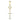 Adriel's Glittering Cross Belly Ring with Gold Plating - Dangling Belly Ring. Navel Rings Australia.