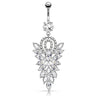 The Glitz Blitz Belly Dangle - Dangling Belly Ring. Navel Rings Australia.