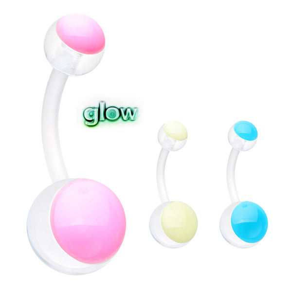 Retainer & Flex Belly Ring Collection. Nickel Free PTFE Belly Rings