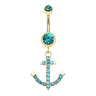 Drop the Anchor Belly Dangle - Dangling Belly Ring. Navel Rings Australia.