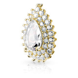 Astrid Gold Belly Dangle with Gold Plating - Dangling Belly Ring. Navel Rings Australia.