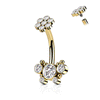 Chéri Papilio Butterfly Belly Ring with Gold Plating