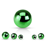 14g Titanium Plated Replacement Balls - Replacement Ball. Navel Rings Australia.