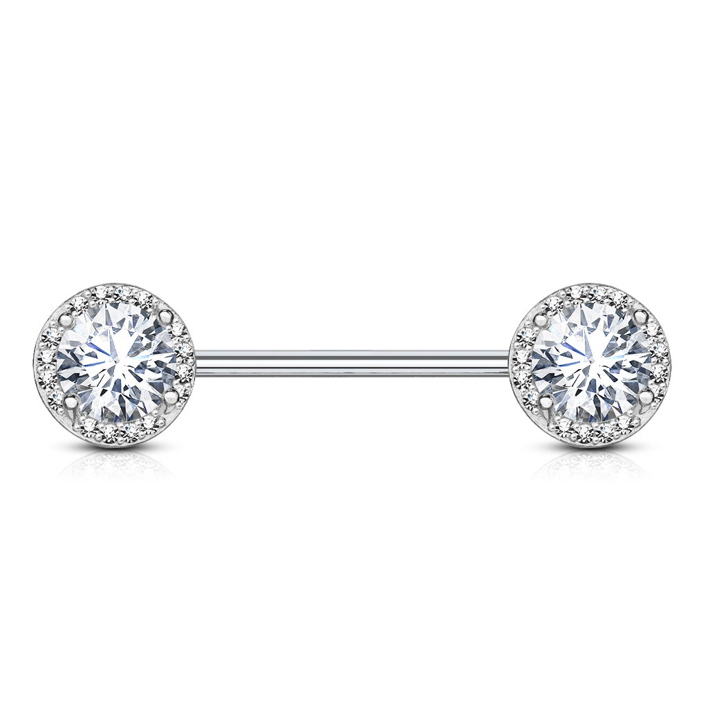Argenti Crystal Diamond Nipple Jewellery - Nipple Ring. Navel Rings Australia.