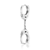 Handcuff Clickers with Short Chain Earring by Maria Tash in White Gold