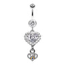 My Lovers Story Belly Dangle - Dangling Belly Ring. Navel Rings Australia.