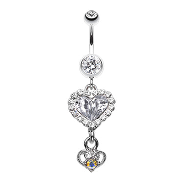 My Lovers Story Belly Dangle - Dangling Belly Ring. Navel Rings Australia.