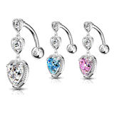 Diaphanous Love Reverse Belly Bar