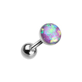 Classic Opal Stud Earring. Tragus and Cartilage Piercings. - Earring. Navel Rings Australia.