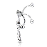 Tribal Journey Reverse Belly Piercing - Reverse Top Down Belly Ring. Navel Rings Australia.
