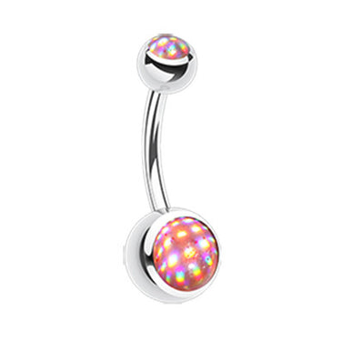 Hologram Classique Belly Rings - Basic Curved Barbell. Navel Rings Australia.