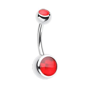 Hologram Classique Belly Rings - Basic Curved Barbell. Navel Rings Australia.