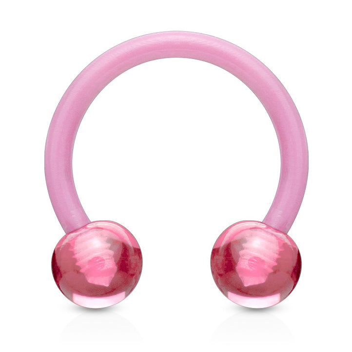 Flex Horse Shoe Navel Jewellery - Circular Barbell / Horse Shoe. Navel Rings Australia.