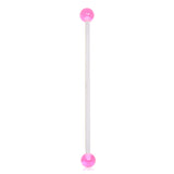 Mumma's Ultra Long Pastel Preggy Belly Bar - Maternity Belly Ring. Navel Rings Australia.
