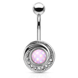 The Illuminizer Belly Bar - Fixed (non-dangle) Belly Bar. Navel Rings Australia.