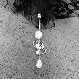 Le Love Lure Belly Piercing - Dangling Belly Ring. Navel Rings Australia.