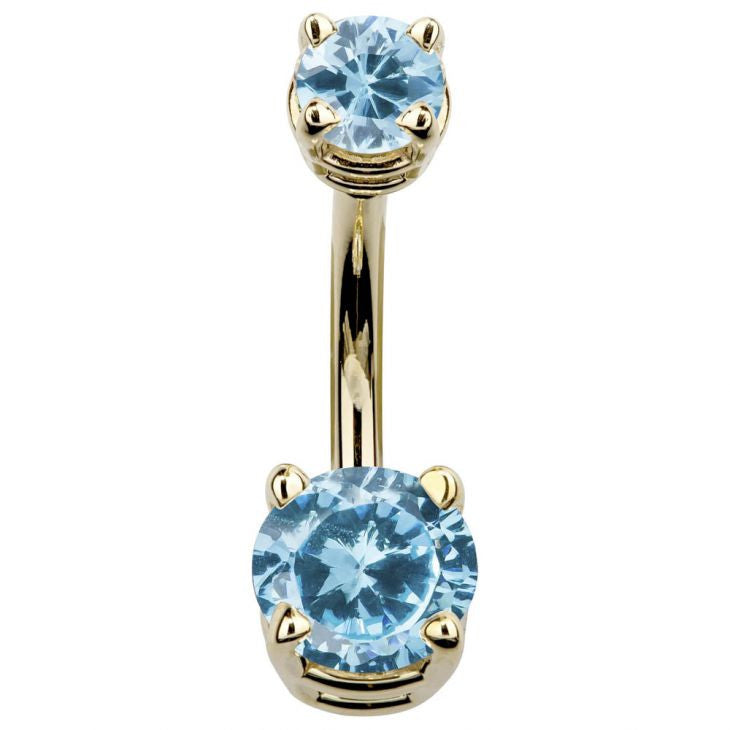 14k belly shop button rings