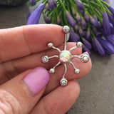 Dermal Inspirations Navel Ring - Fixed (non-dangle) Belly Bar. Navel Rings Australia.