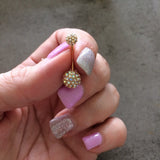 Motley™ Half Dome Navel Ring in Gold - Basic Curved Barbell. Navel Rings Australia.