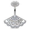 Foxia Crowned Baguette Belly Bar